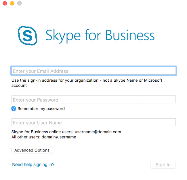 Uninstall Skype For Business Mac